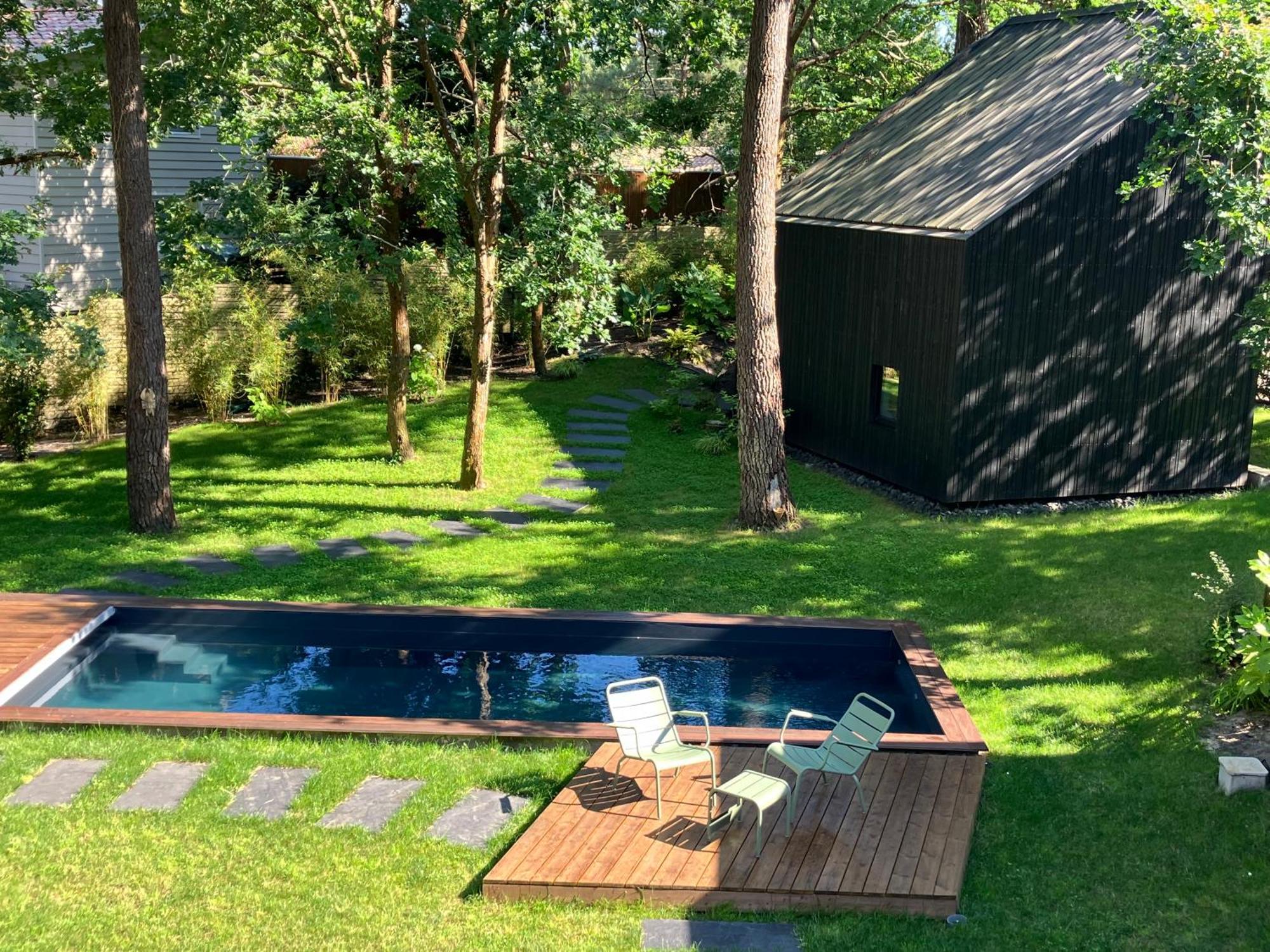 Nouveau - Ecolodge 'Calme Et Nature' - Avec Piscine Au Golf-Lac De Biscarrosse - Couchage 2 Personnes Экстерьер фото